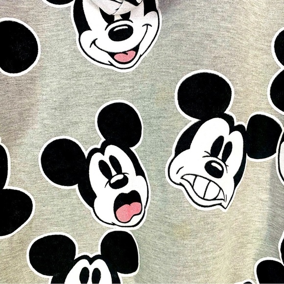 Disney Mickey Mouse Hooded Sweatshirt Size L - Picture 5 of 8